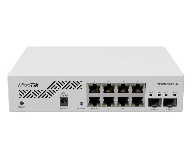 MikroTik CSS610-8G-2S+IN Cloud Smart Switch - 1230873 - zdjęcie 2